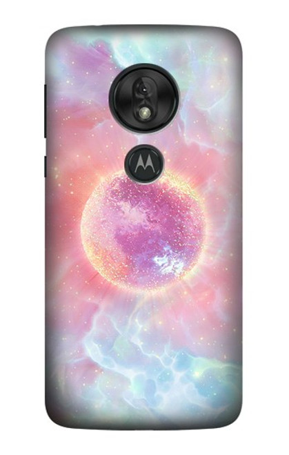 S3709 Pink Galaxy Case For Motorola Moto G7 Power