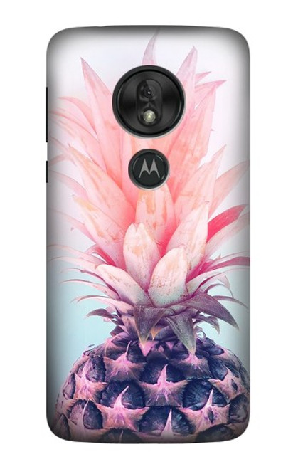 S3711 Pink Pineapple Case For Motorola Moto G7 Power