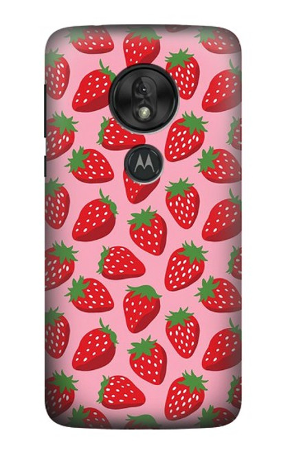 S3719 Strawberry Pattern Case For Motorola Moto G7 Power