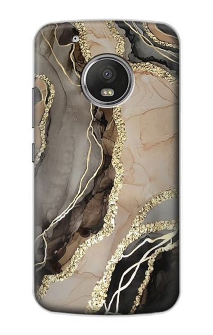 S3700 Marble Gold Graphic Printed Case For Motorola Moto G5 Plus