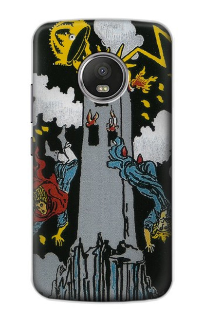 S3745 Tarot Card The Tower Case For Motorola Moto G5 Plus
