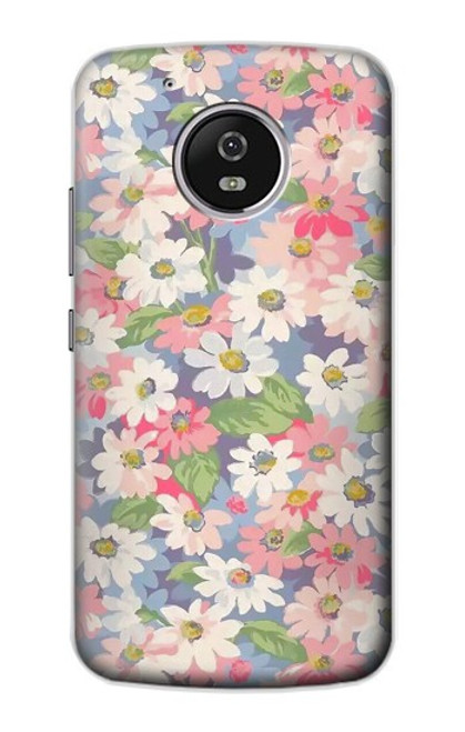 S3688 Floral Flower Art Pattern Case For Motorola Moto G5