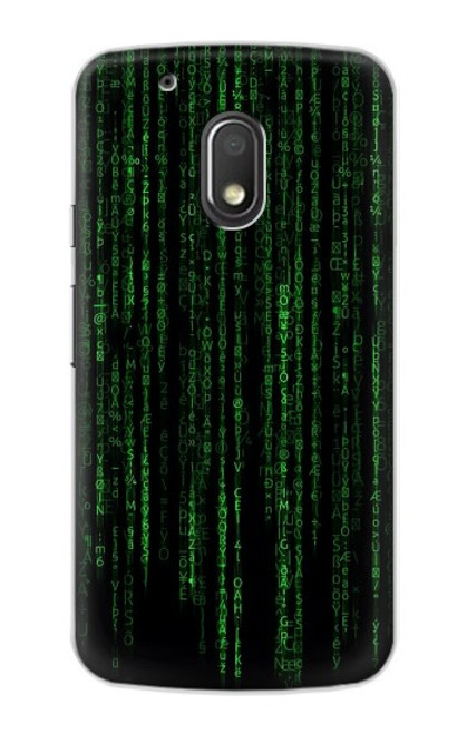 S3668 Binary Code Case For Motorola Moto G4 Play