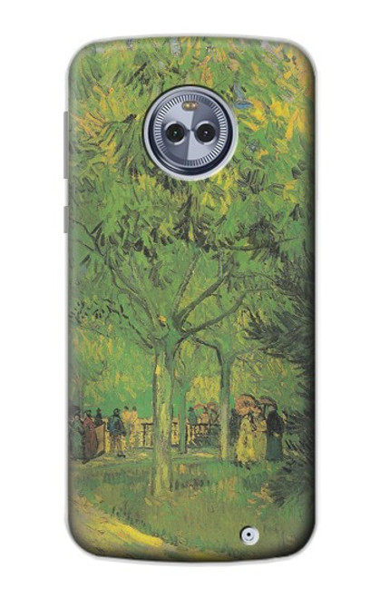 S3748 Van Gogh A Lane in a Public Garden Case For Motorola Moto X4