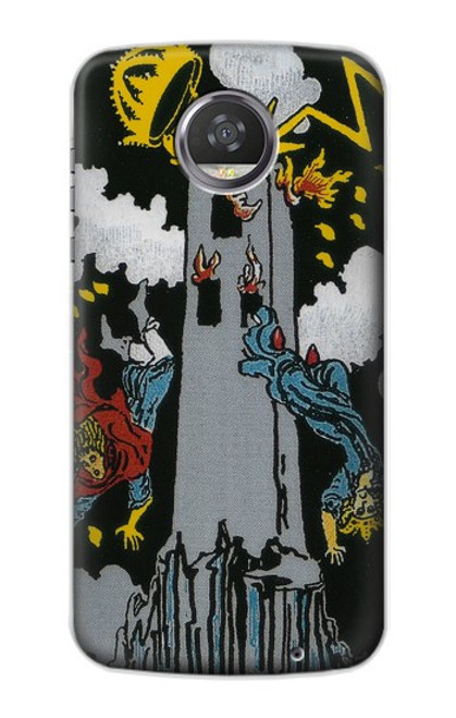 S3745 Tarot Card The Tower Case For Motorola Moto Z2 Play, Z2 Force