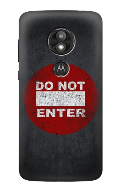 S3683 Do Not Enter Case For Motorola Moto E Play (5th Gen.), Moto E5 Play, Moto E5 Cruise (E5 Play US Version)