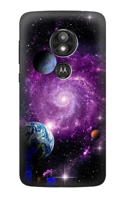 S3689 Galaxy Outer Space Planet Case For Motorola Moto E Play (5th Gen.), Moto E5 Play, Moto E5 Cruise (E5 Play US Version)