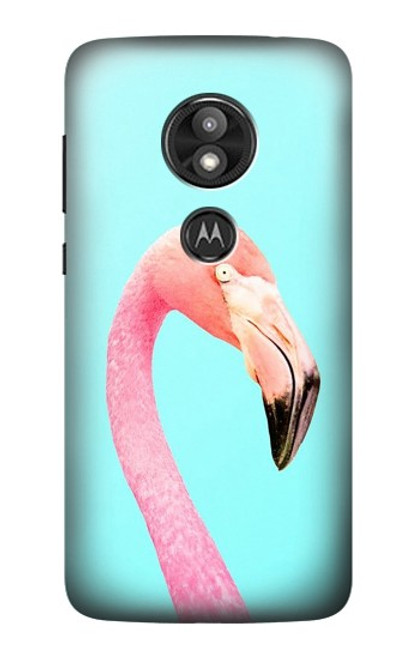 S3708 Pink Flamingo Case For Motorola Moto E Play (5th Gen.), Moto E5 Play, Moto E5 Cruise (E5 Play US Version)