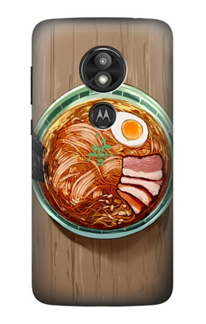 S3756 Ramen Noodles Case For Motorola Moto E Play (5th Gen.), Moto E5 Play, Moto E5 Cruise (E5 Play US Version)