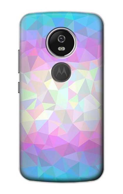 S3747 Trans Flag Polygon Case For Motorola Moto E5 Plus