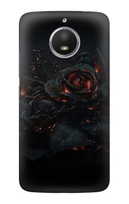 S3672 Burned Rose Case For Motorola Moto E4 Plus