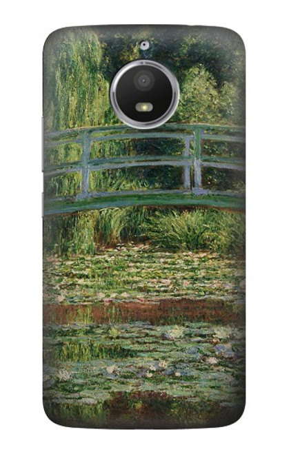 S3674 Claude Monet Footbridge and Water Lily Pool Case For Motorola Moto E4 Plus