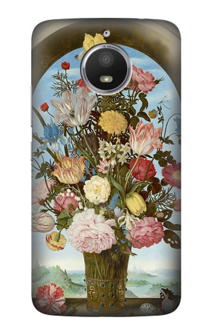 S3749 Vase of Flowers Case For Motorola Moto E4 Plus