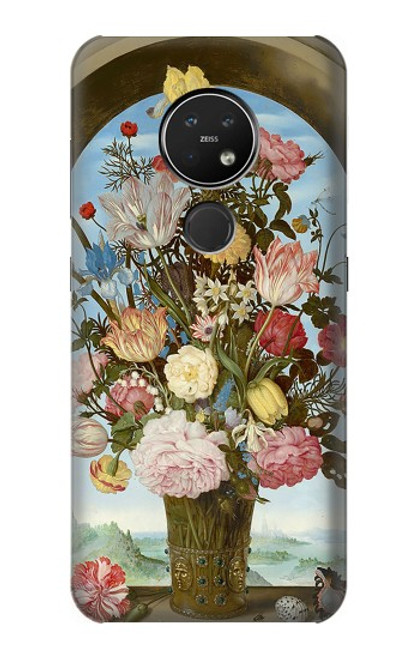 S3749 Vase of Flowers Case For Nokia 7.2