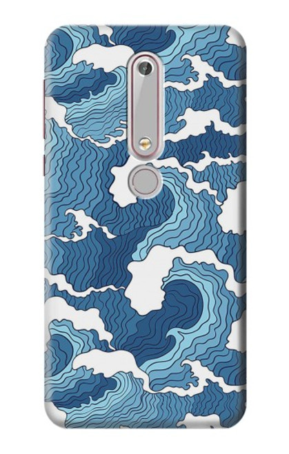 S3751 Wave Pattern Case For Nokia 6.1, Nokia 6 2018