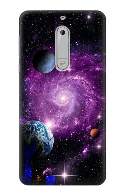 S3689 Galaxy Outer Space Planet Case For Nokia 5