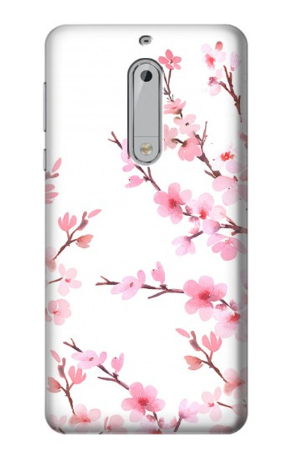 S3707 Pink Cherry Blossom Spring Flower Case For Nokia 5
