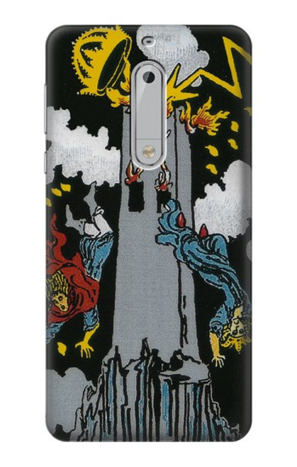 S3745 Tarot Card The Tower Case For Nokia 5