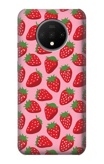 S3719 Strawberry Pattern Case For OnePlus 7T