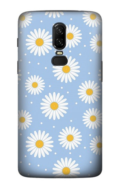 S3681 Daisy Flowers Pattern Case For OnePlus 6