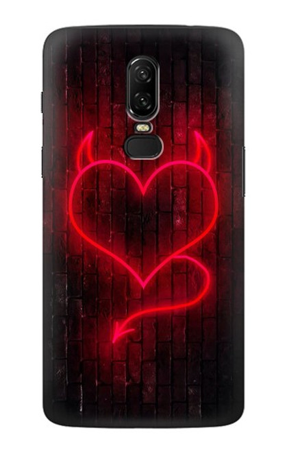 S3682 Devil Heart Case For OnePlus 6