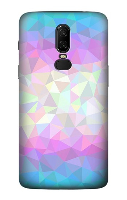 S3747 Trans Flag Polygon Case For OnePlus 6