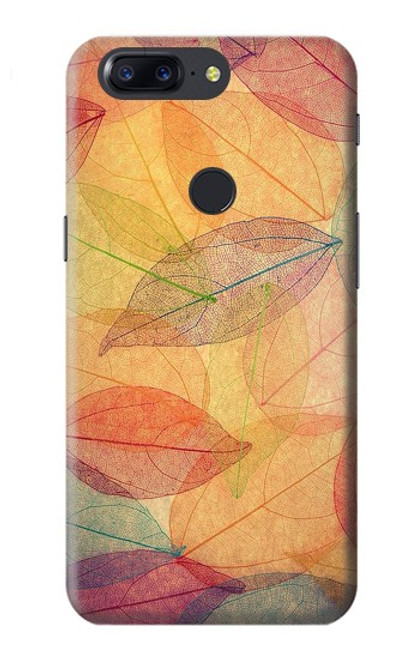 S3686 Fall Season Leaf Autumn Case For OnePlus 5T