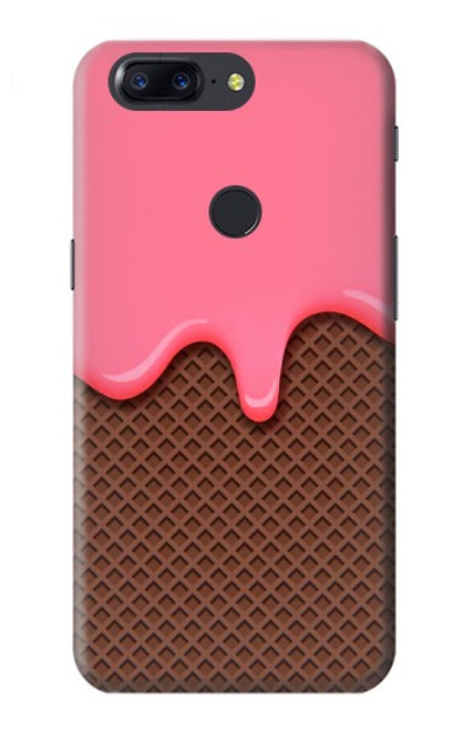 S3754 Strawberry Ice Cream Cone Case For OnePlus 5T