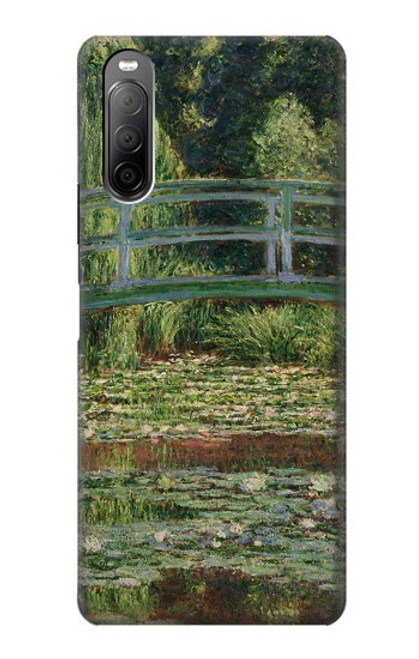 S3674 Claude Monet Footbridge and Water Lily Pool Case For Sony Xperia 10 II