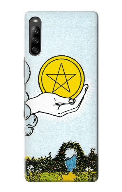 S3722 Tarot Card Ace of Pentacles Coins Case For Sony Xperia L4