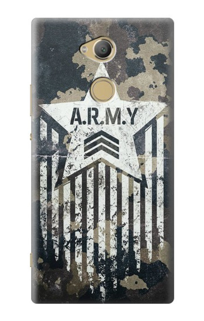 S3666 Army Camo Camouflage Case For Sony Xperia XA2 Ultra