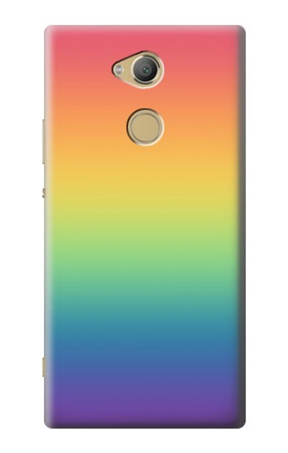 S3698 LGBT Gradient Pride Flag Case For Sony Xperia XA2 Ultra