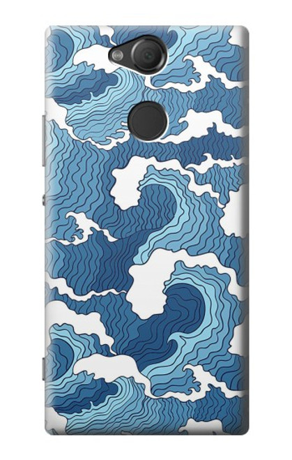 S3751 Wave Pattern Case For Sony Xperia XA2