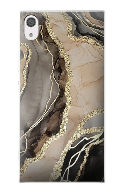 S3700 Marble Gold Graphic Printed Case For Sony Xperia XA1