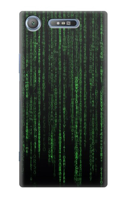 S3668 Binary Code Case For Sony Xperia XZ1