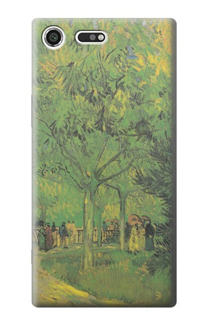 S3748 Van Gogh A Lane in a Public Garden Case For Sony Xperia XZ Premium