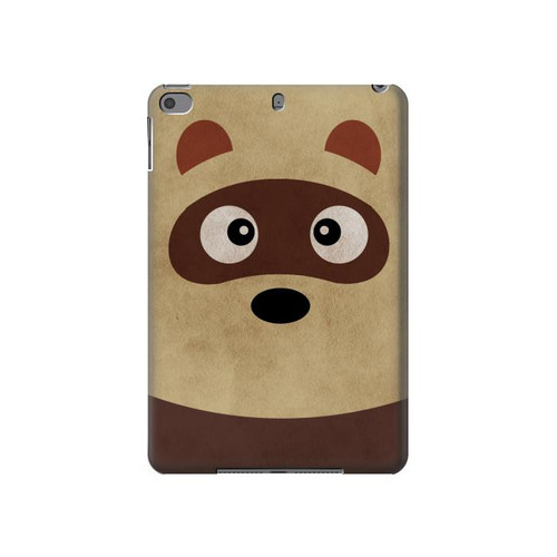 S2825 Cute Cartoon Raccoon Hard Case For iPad mini 4, iPad mini 5, iPad mini 5 (2019)