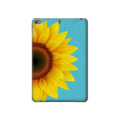 S3039 Vintage Sunflower Blue Hard Case For iPad mini 4, iPad mini 5, iPad mini 5 (2019)