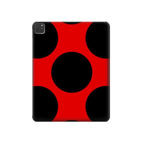 S1829 Ladybugs Dot Pattern Hard Case For iPad Pro 11 (2021,2020,2018, 3rd, 2nd, 1st)