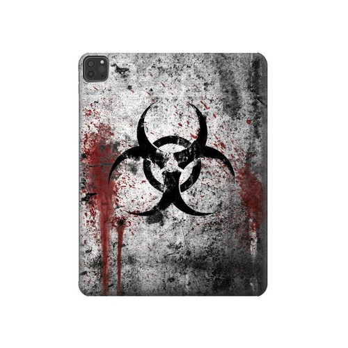 S2440 Biohazards Biological Hazard Hard Case For iPad Pro 11 (2021,2020,2018, 3rd, 2nd, 1st)