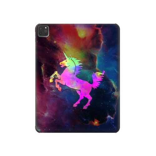 S2486 Rainbow Unicorn Nebula Space Hard Case For iPad Pro 11 (2021,2020,2018, 3rd, 2nd, 1st)
