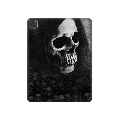 S3333 Death Skull Grim Reaper Hard Case For iPad Pro 11 (2021,2020,2018, 3rd, 2nd, 1st)