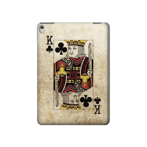 S2528 Poker King Card Hard Case For iPad Air 2, iPad 9.7 (2017,2018), iPad 6, iPad 5