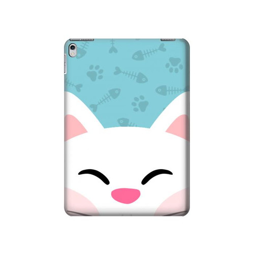 S3542 Cute Cat Cartoon Hard Case For iPad Air 2, iPad 9.7 (2017,2018), iPad 6, iPad 5