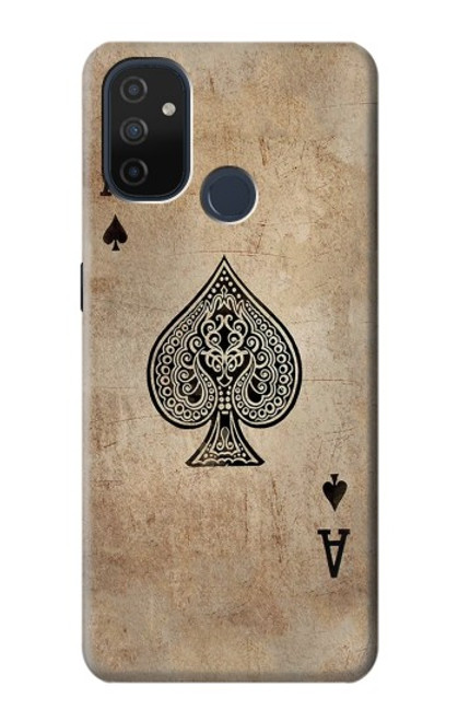 S2928 Vintage Spades Ace Card Case For OnePlus Nord N100