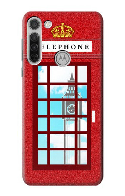 S2059 England British Telephone Box Minimalist Case For Motorola Moto G8