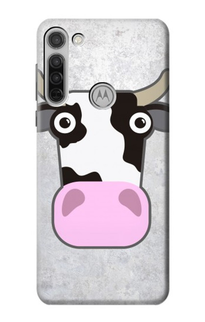 S3257 Cow Cartoon Case For Motorola Moto G8