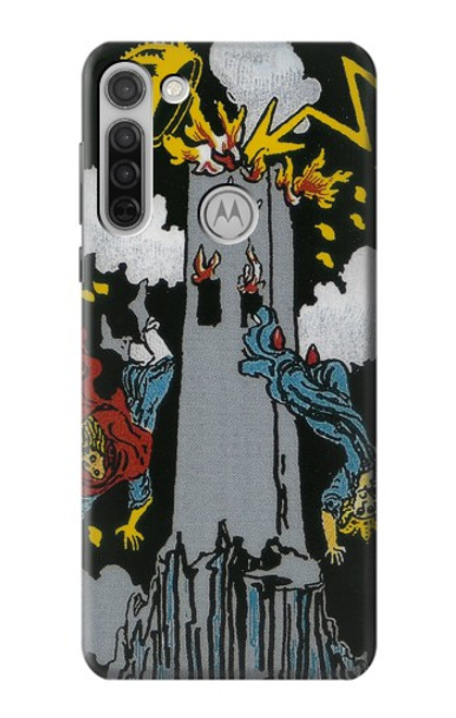 S3745 Tarot Card The Tower Case For Motorola Moto G8