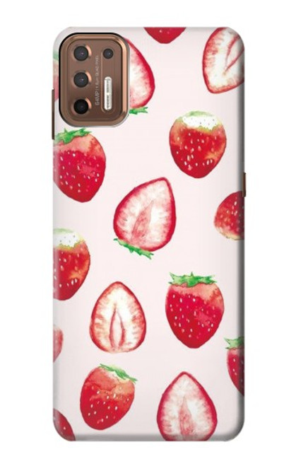 S3481 Strawberry Case For Motorola Moto G9 Plus