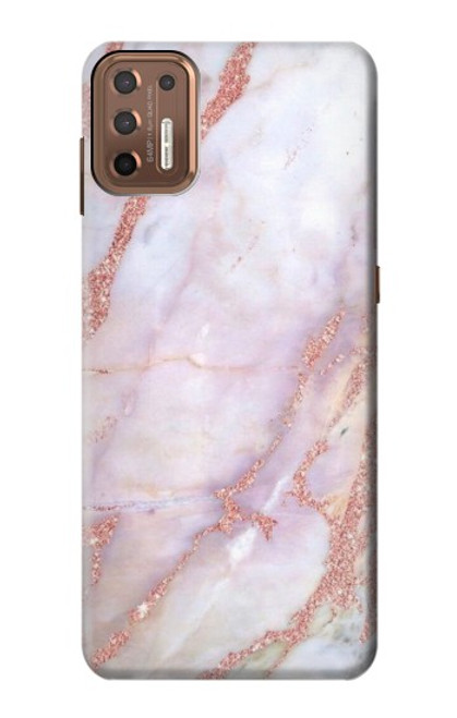 S3482 Soft Pink Marble Graphic Print Case For Motorola Moto G9 Plus